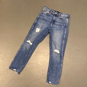 Gap size 4/27R cigarette jeans high rise